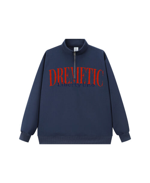 Custom Stand-Up Collar Sweatshirt Printing