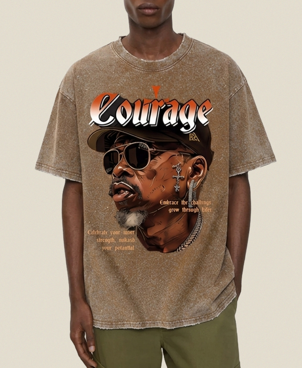 Custom American-Style Retro T-Shirt Printing