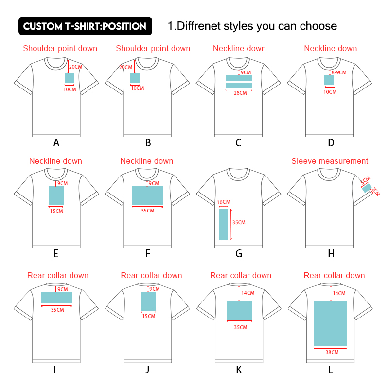 Custom Crew Neck T-Shirt Printing