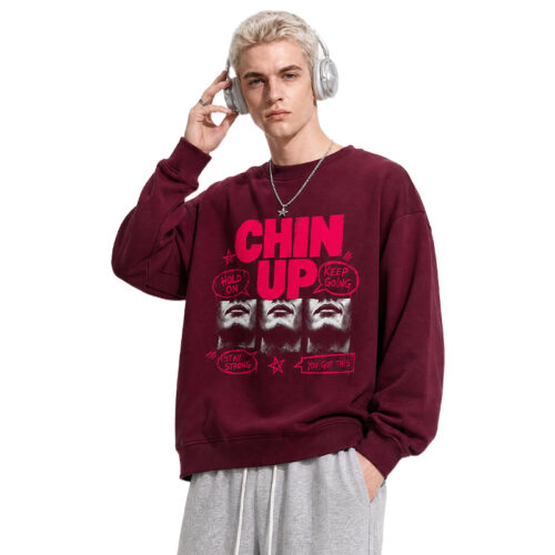 Custom Korean-style Casual Sweatshirt Printing