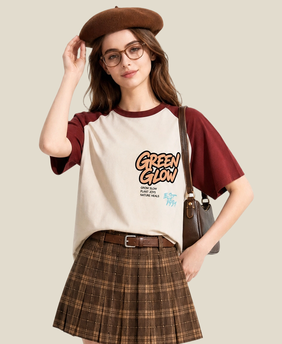 Custom Color-block Tee Printing