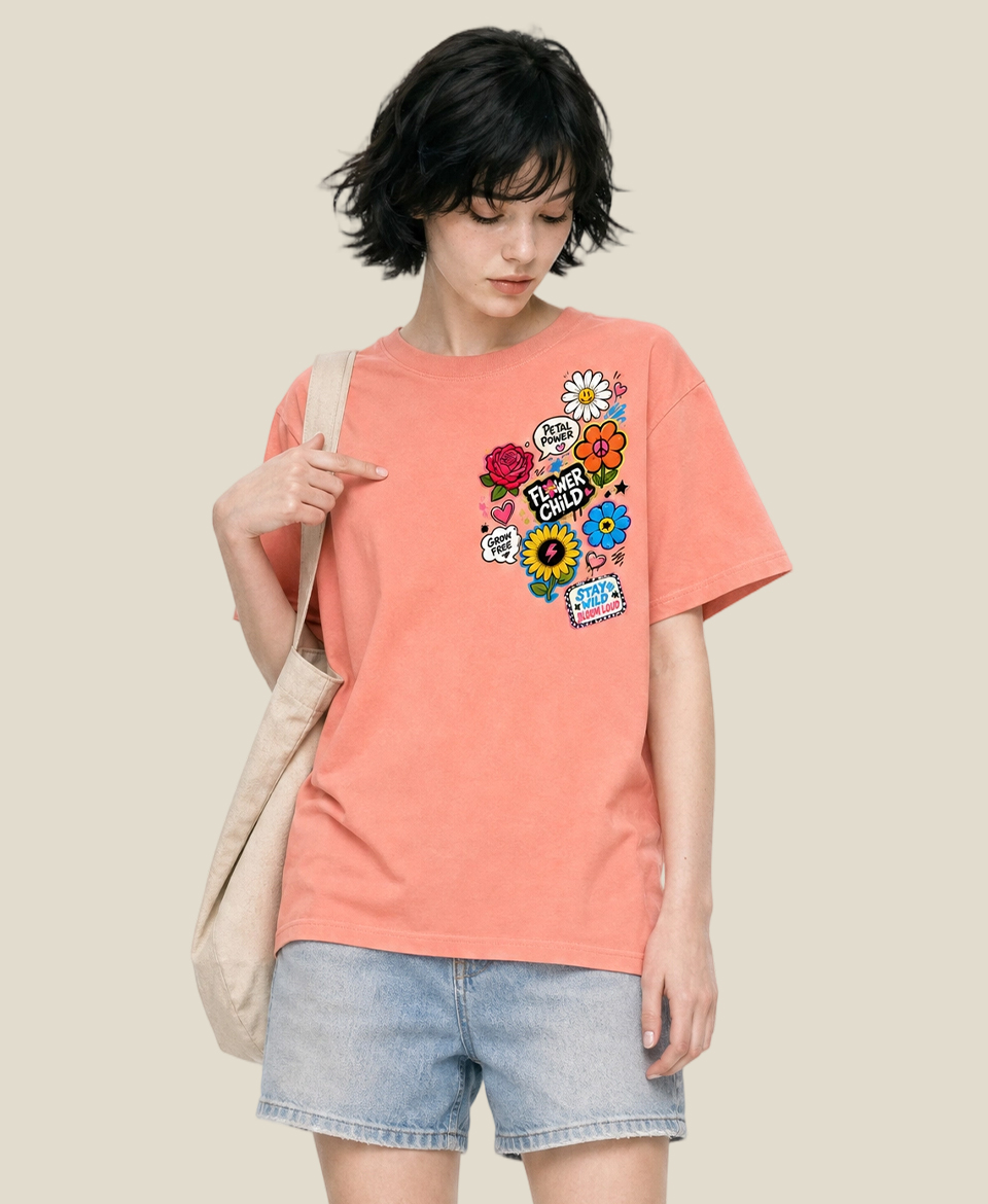 Custom Korean-style Fashion Tee Printing