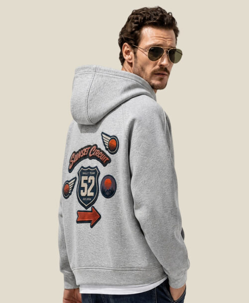 Individueller Druck auf Hoodies im amerikanischen Stil