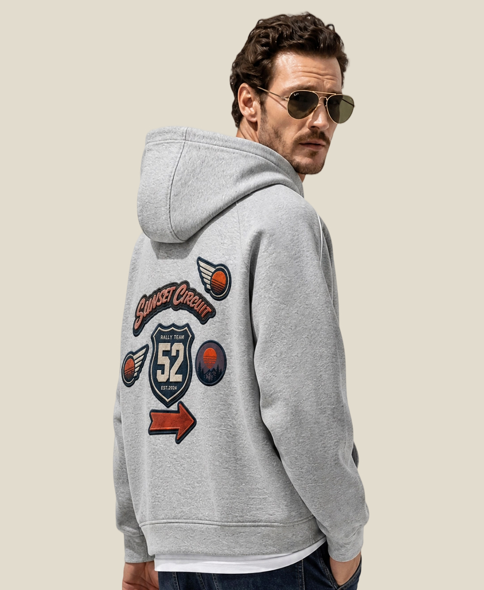 Individueller Druck auf Hoodies im amerikanischen Stil