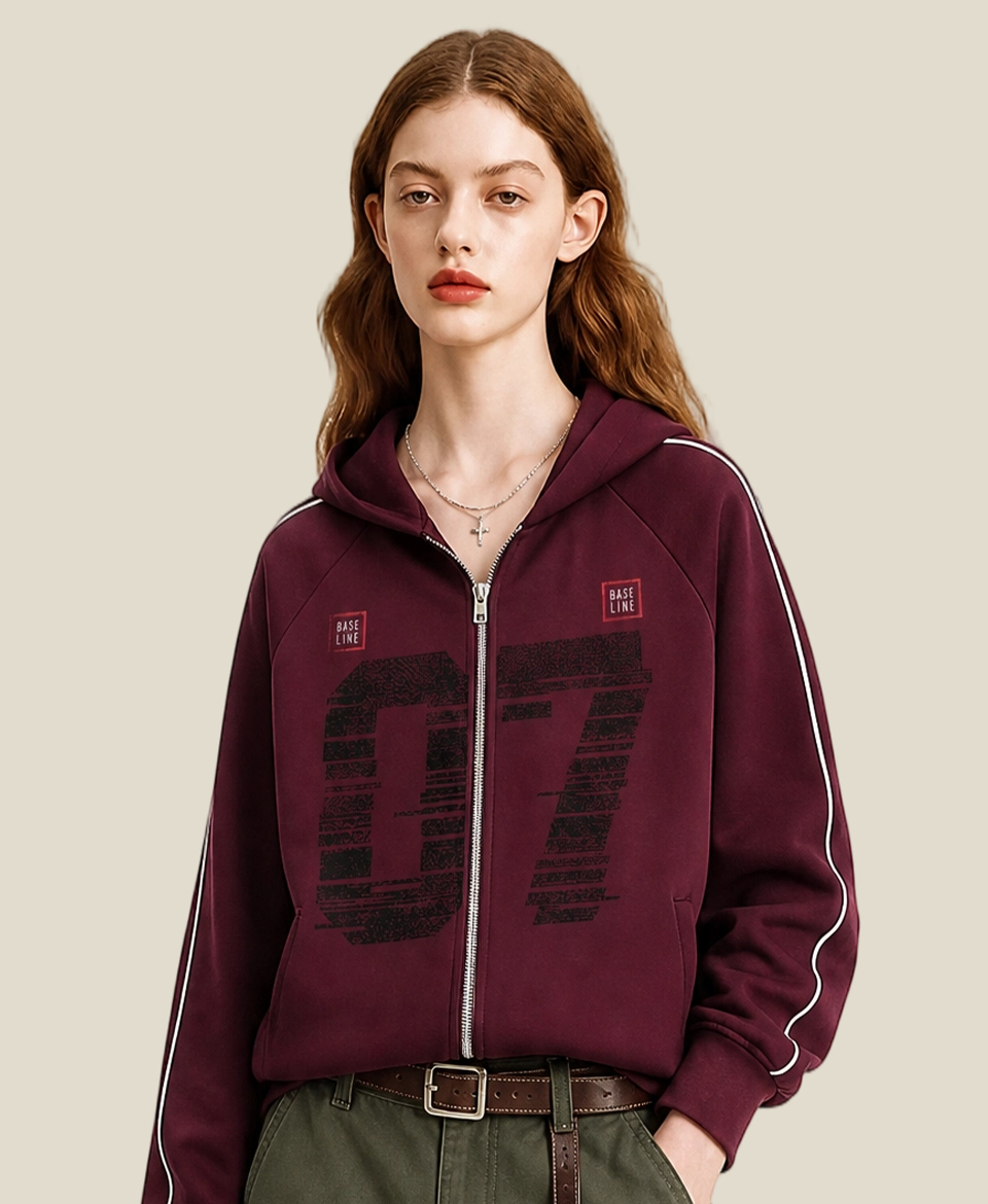 Individueller Druck auf Freizeit-Hoodies
