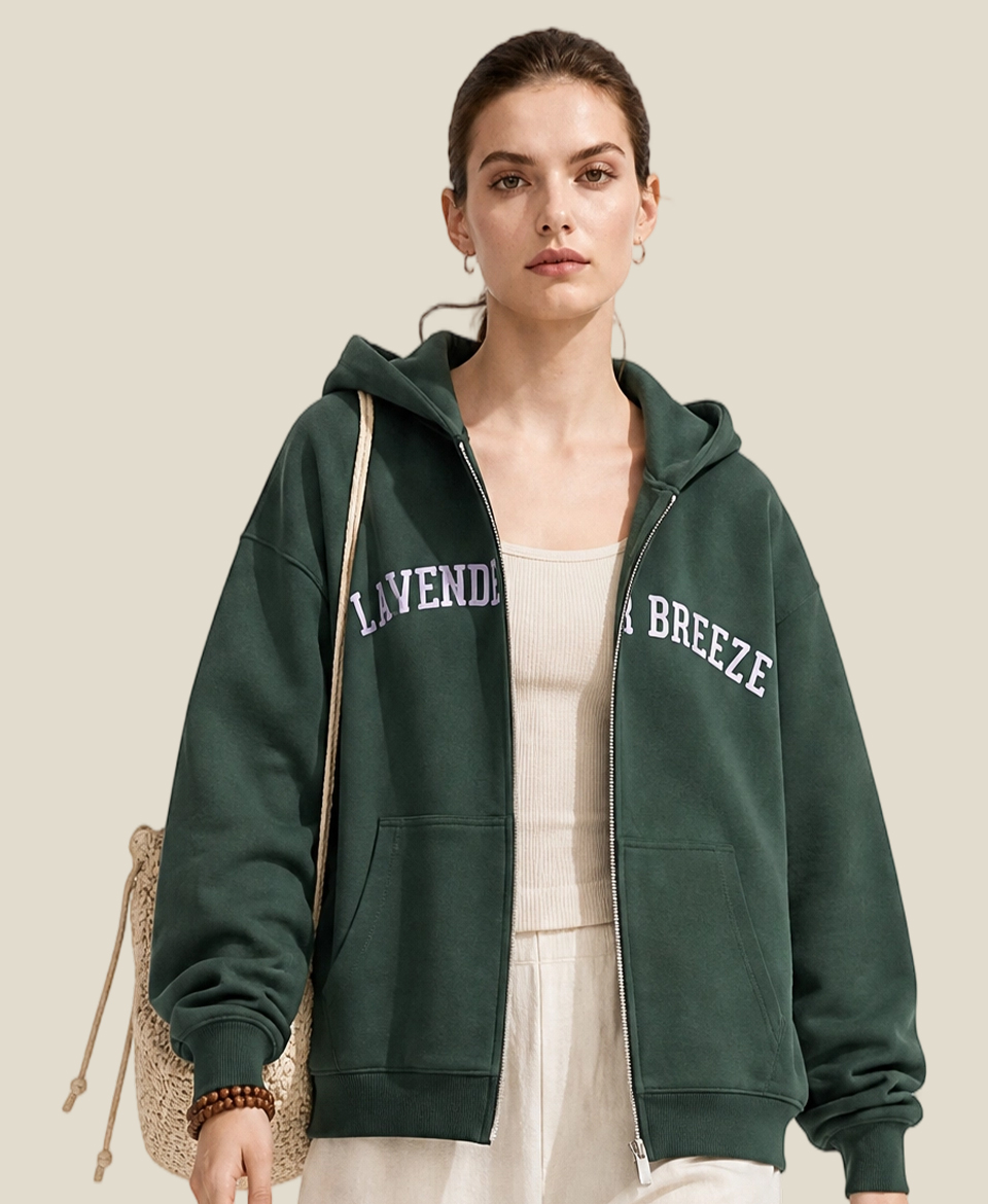 Individueller Druck auf Hoodies aus der neuen Kollektion