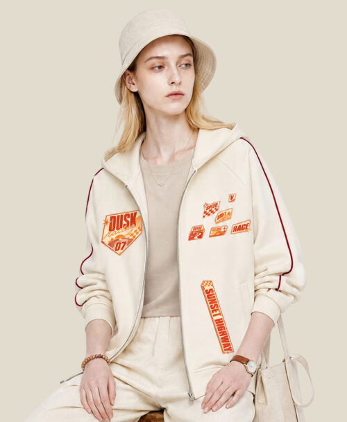 Individueller Druck auf Hoodies im koreanischen Stil