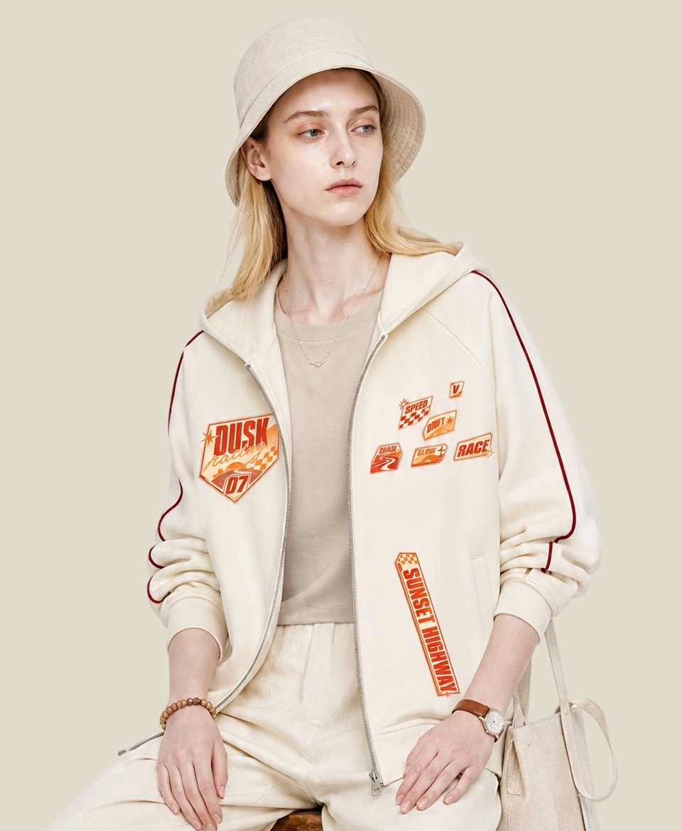 Individueller Druck auf Hoodies im koreanischen Stil