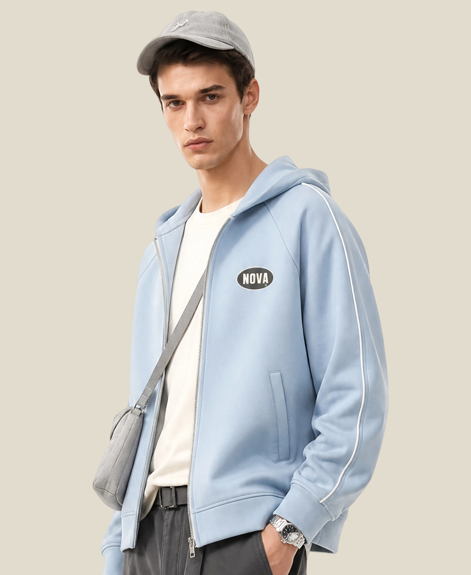Individueller Druck auf Retro-Hoodies im amerikanischen Stil