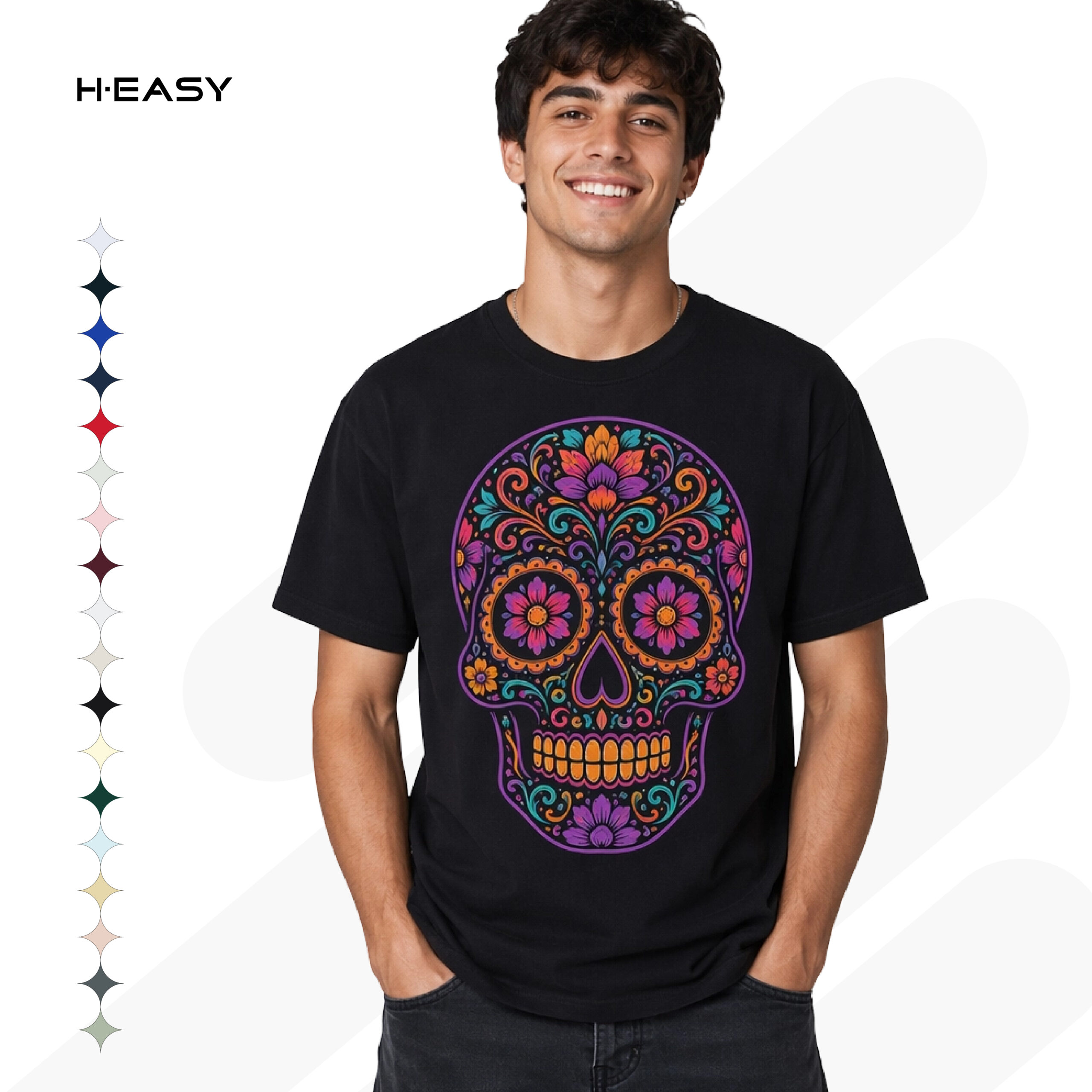Custom Festival Theme Tee Printing