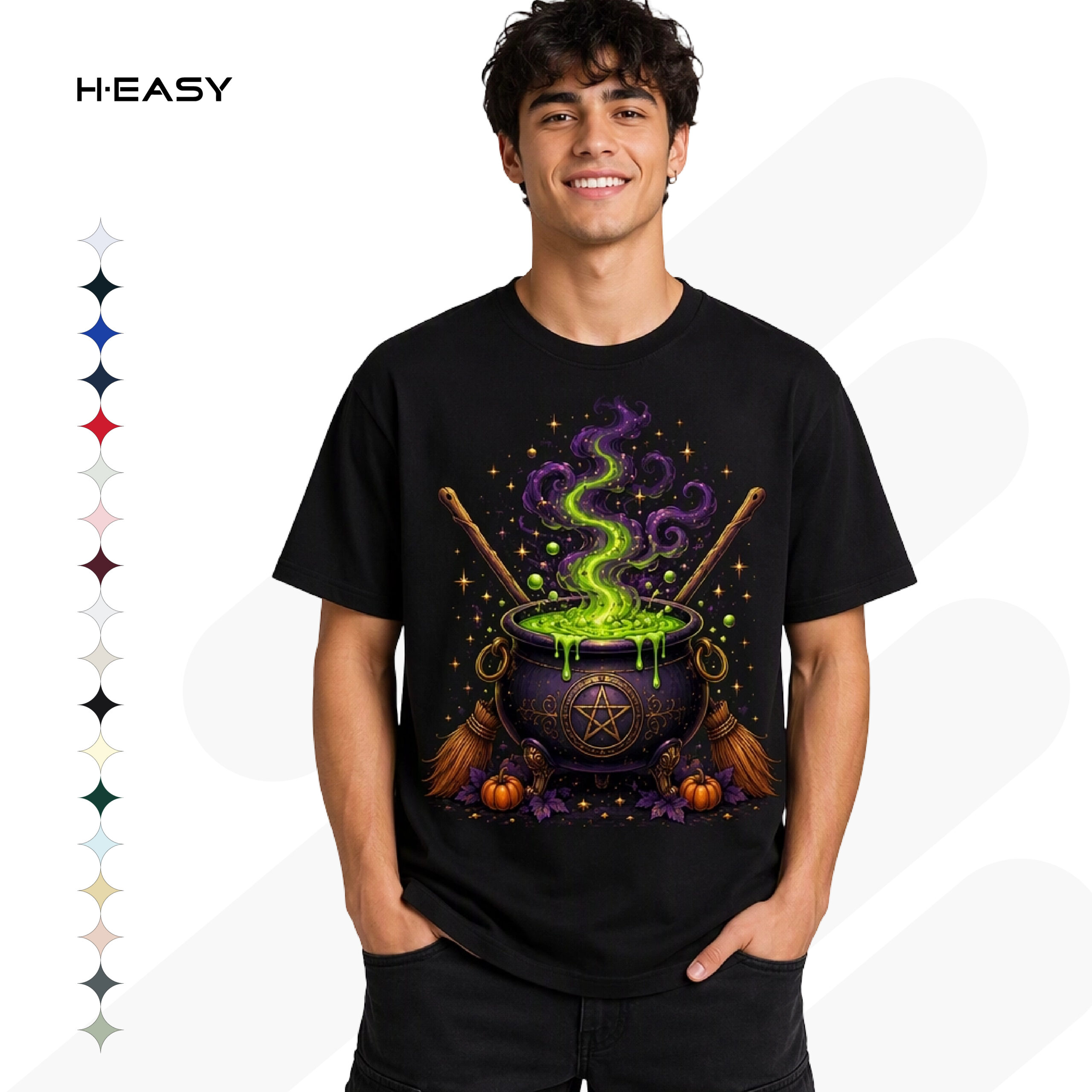 Custom Halloween Theme Tee Printing