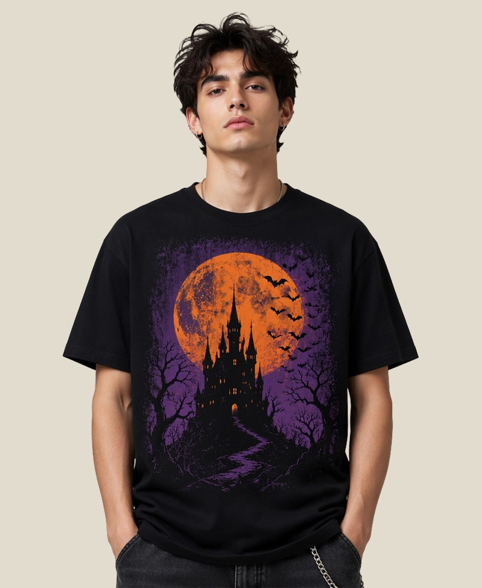 Custom Halloween Theme T-shirt Printing