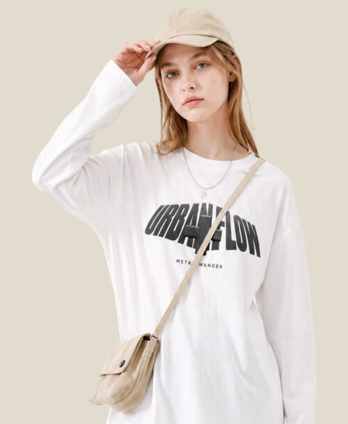 Custom Boxy Long-sleeve Tee Printing