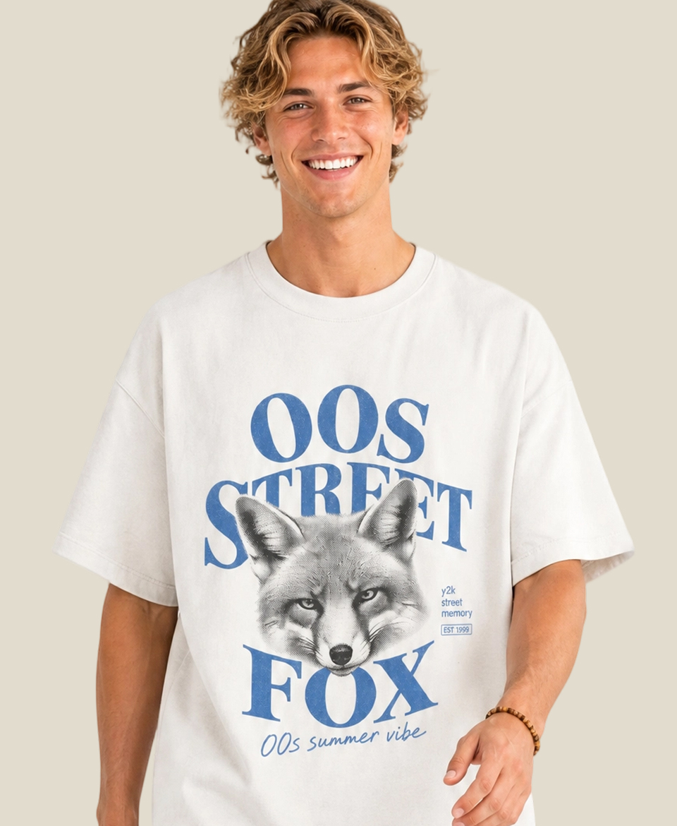 Custom Loosen-fit Tee Printing