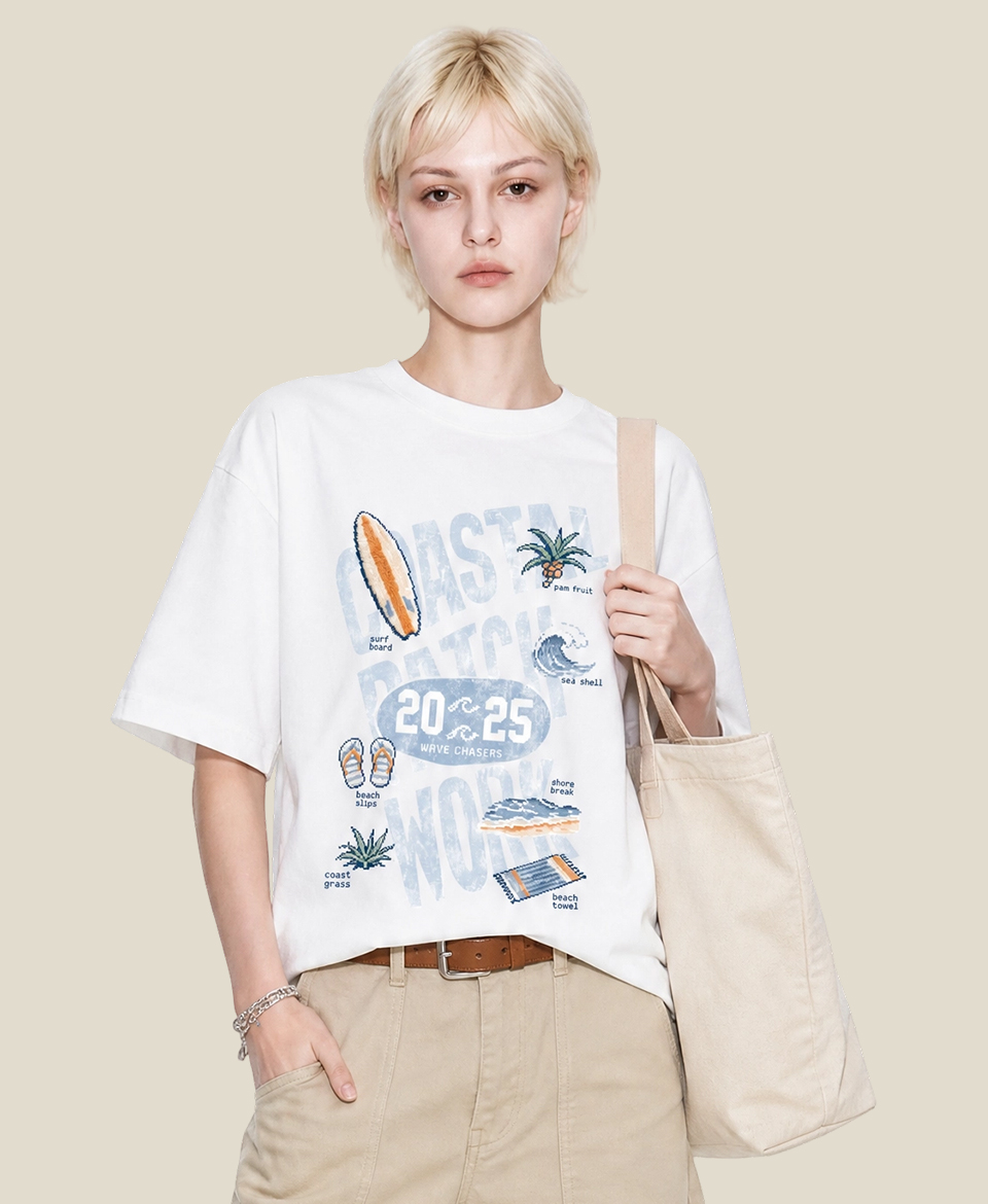 Impressão personalizada de t-shirts em algodão puro