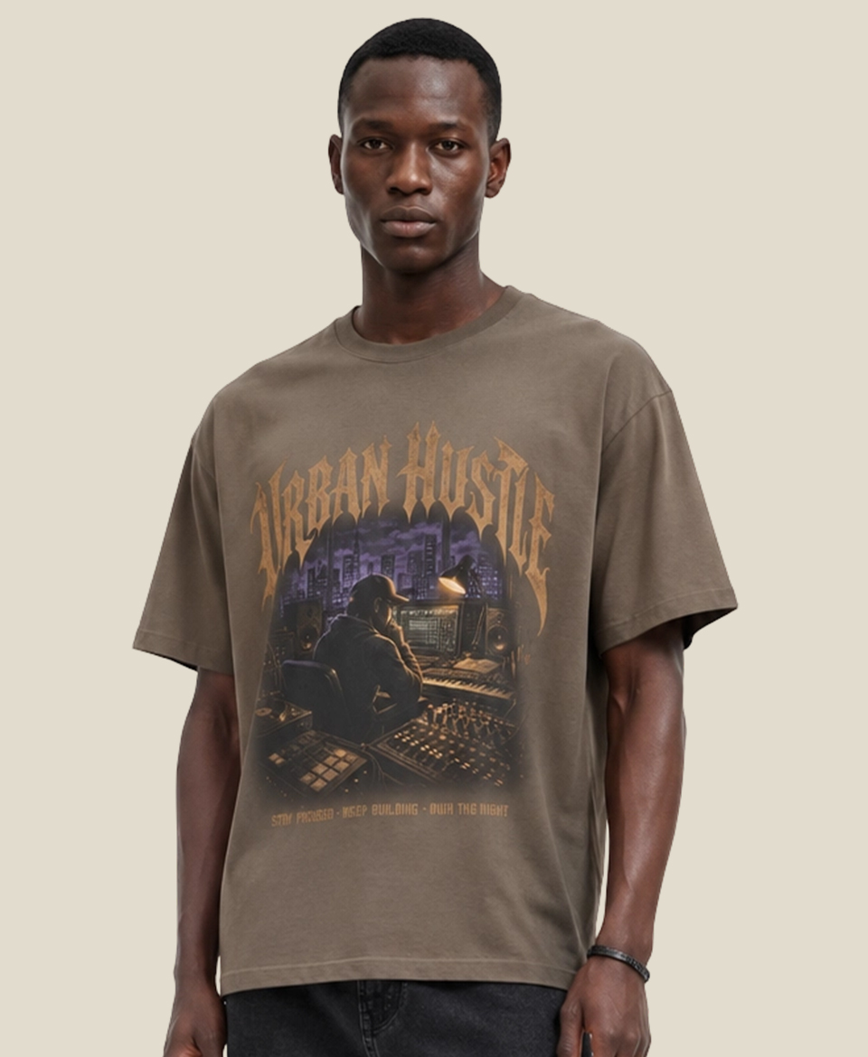 Impressão de t-shirts personalizadas de tecido pesado