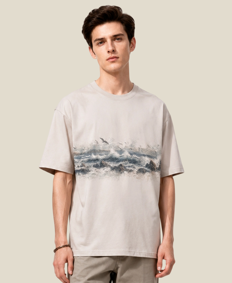 Impressão de t-shirts personalizadas de corte regular