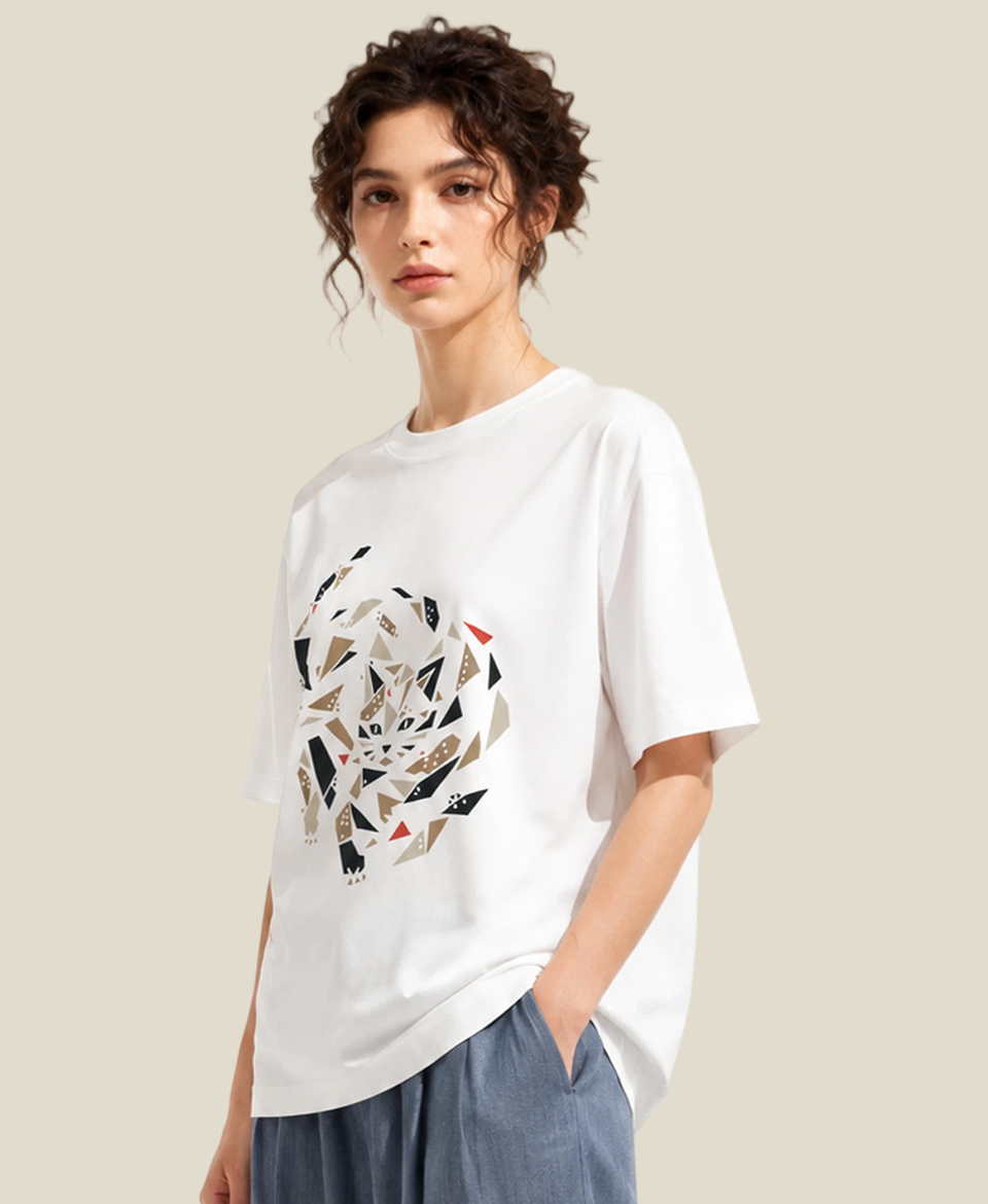 Impressão de t-shirts personalizadas de corte regular